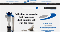 Desktop Screenshot of clearvuecyclones.com